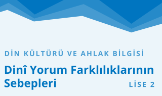 10. Sınıf Din Kültürü ve Ahlak Bilgisi 5.Bölüm