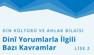 10. Sınıf Din Kültürü ve Ahlak Bilgisi 6.Bölüm
