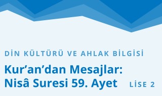 10. Sınıf Din Kültürü ve Ahlak Bilgisi 9.Bölüm
