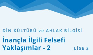 11. Sınıf Din Kültürü ve Ahlak Bilgisi 2.Bölüm