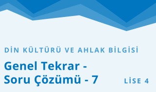 12. Sınıf Din Kültürü ve Ahlak Bilgisi 19.Bölüm