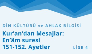 12. Sınıf Din Kültürü ve Ahlak Bilgisi 5.Bölüm