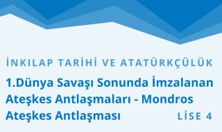 12. Sınıf T.C. İnkılap Tarihi ve Atatürkçülük 11.Bölüm