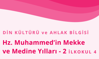 4. Sınıf Din Kültürü ve Ahlak Bilgisi 4.Bölüm