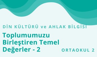 6. Sınıf Din Kültürü ve Ahlak Bilgisi 9.Bölüm