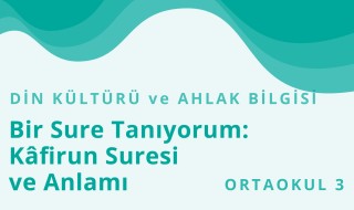 7. Sınıf Din Kültürü ve Ahlak Bilgisi 3.Bölüm