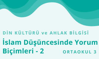 7. Sınıf Din Kültürü ve Ahlak Bilgisi 7.Bölüm