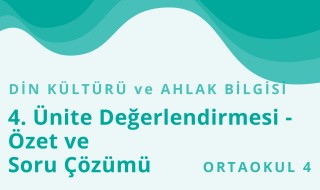 8. Sınıf Din Kültürü ve Ahlak Bilgisi 6.Bölüm