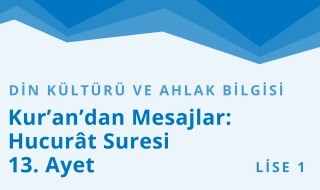9. Sınıf Din Kültürü ve Ahlak Bilgisi 11.Bölüm